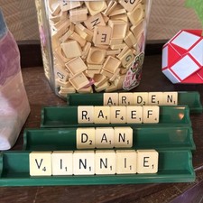Scrabble Letter Tile Holder
