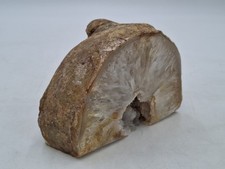 White Agate Geode Natural Raw Polished Crystal Cluster White Brown Large 3.4 kg