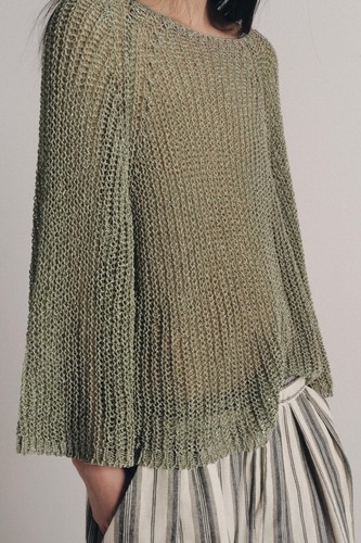 New zara pointelle knit jumper - pointelle,