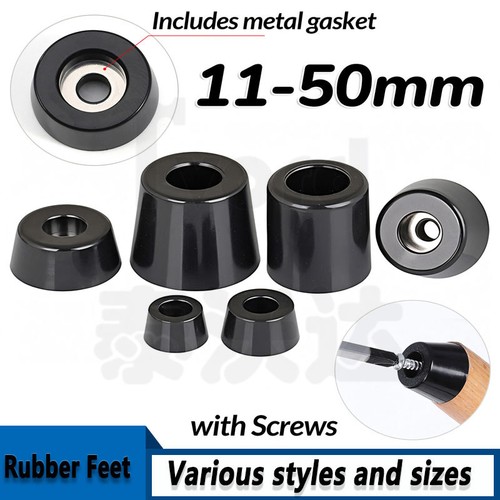 50mm rubber feet - 11-50mm, with