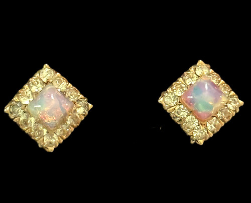 Vintage fire opal and - opal",