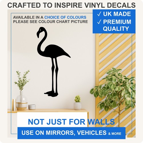 Flamingo vinyl decal - flamingo,