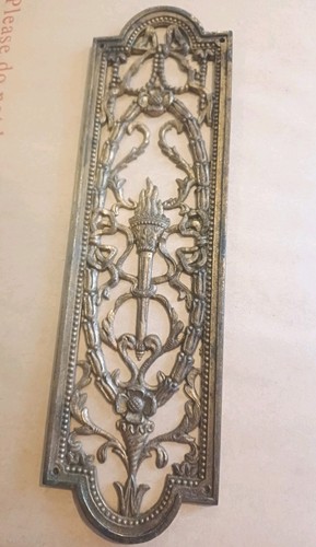 Antique brass pierced finger - brass,
