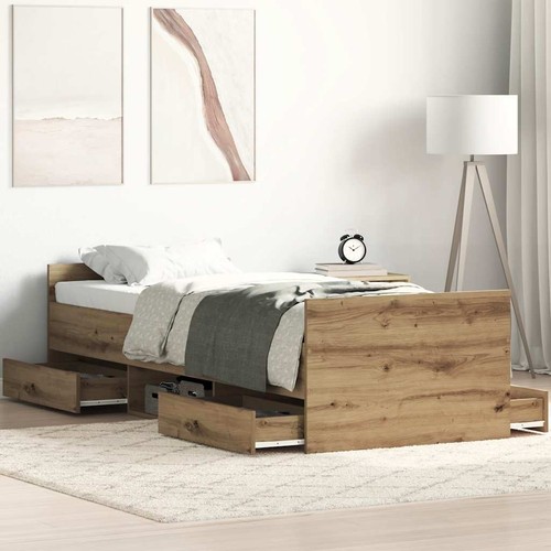 Bed frame artisan oak - frame, |
