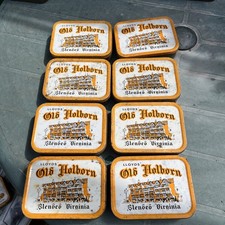 8 x Old Holborn Tins vintage