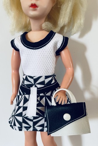 Sindy mamselle art dress - op,