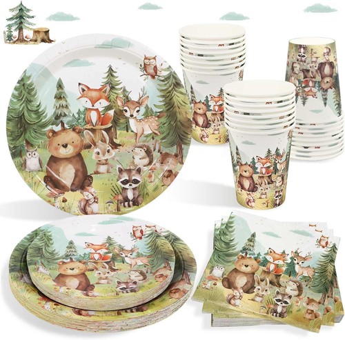 Woodland party tableware - party,