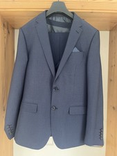 WHITE LABEL MENS 3 PIECE SUIT BLUE 