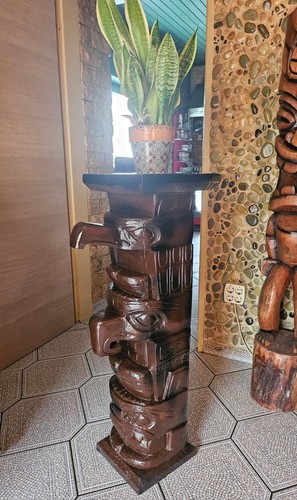 Totem pole wood - little, big