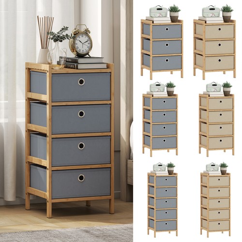 Fabric chest drawers - fabric,