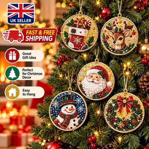6pcs diy christmas - 5d,