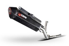 Scorpion Exhaust Serket Slip-on Carbon Fibre Suzuki DL 650 V Strom 2012-16