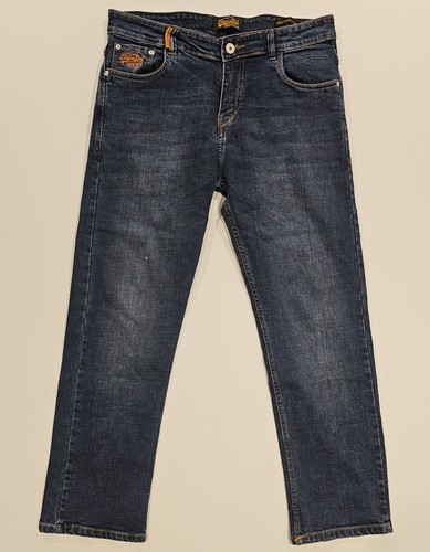 Mens denim blue superdry - blue,