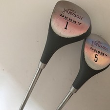 Howson Derby Iron Left-Handed Golf Clubs 1 & 5 Irons -42 & 44 Inches