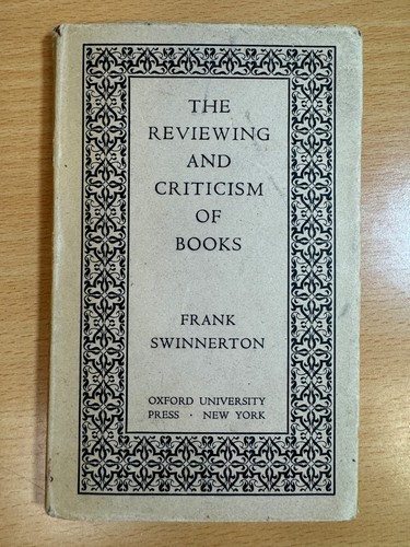 The reviewing and criticism - and, of