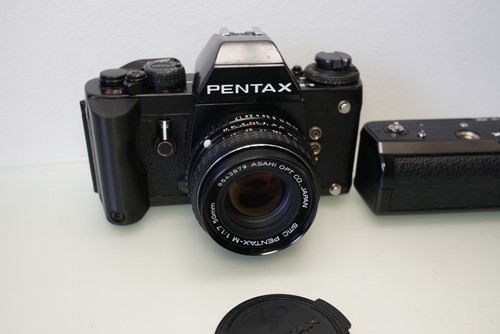 Pentax with winder and - with,
