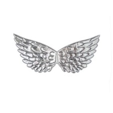 Silver Angel Wings Fancy Dress Costume Accessory Ladies Adult / Child Nativity