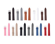 XL Extra Long Ladies Men's Genuine Leather Watch Strap 9 Colours