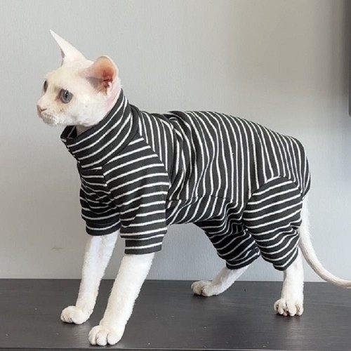 Hairless cat sweater jumpsuit - hairless,