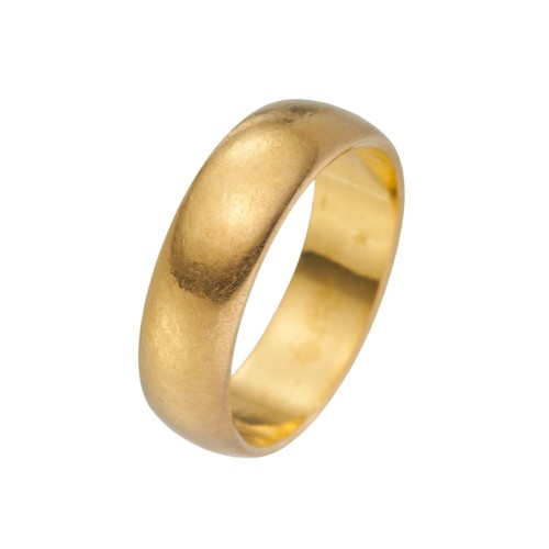 22k solid gold wedding - , band