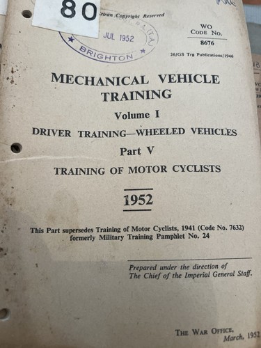 War office mechanical vehicle - office,