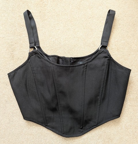 Boohoo black bodice size - bodice, 10