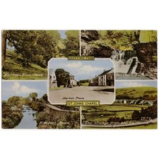 ST JOHN'S CHAPEL Co Durham Multi View RP Postcard, Postmarked 1967