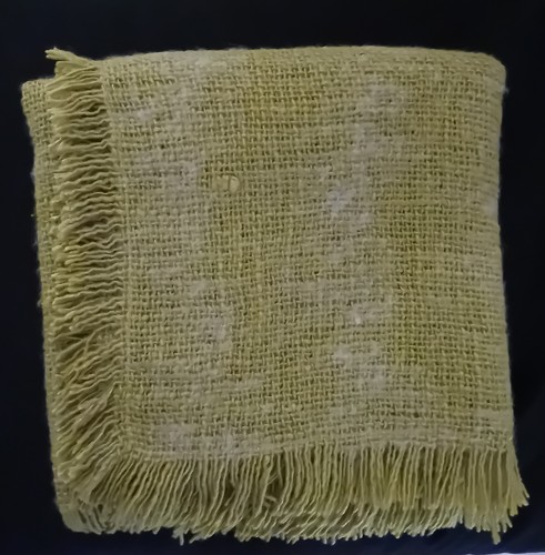 Bright lime green fringed - bright,
