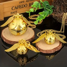 Golden Snitch Quartz Pocket Watch Spherical Fashion Casual Watch for Men & Women