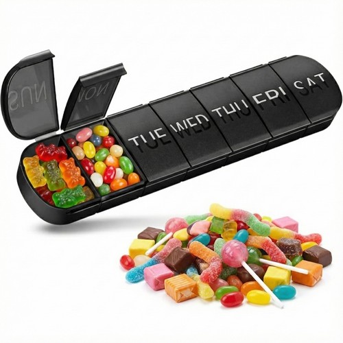Daily pill box day - pill,