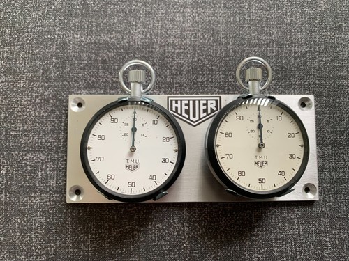 Vintage heuer tmu stopwatch - heuer,