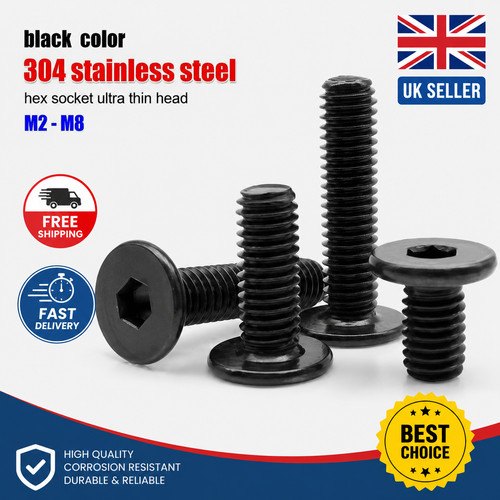 Flanged button screws - ,