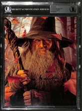 Ian McKellen Signed Gandalf 8x10 Photo AUTO 10 BECKETT