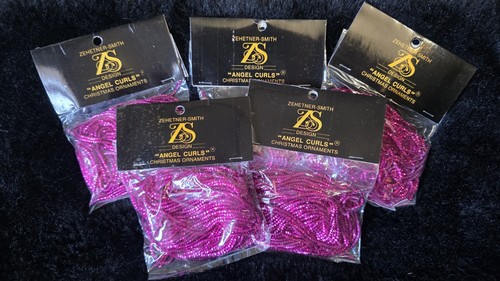 Fuchsia colored angel curls - fuchsia,