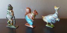 3 x Britains Cadburys Cococubs - Painted Lead Figures. Vintage 1930's