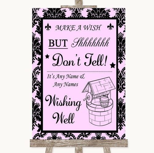 Baby pink damask wishing - pink,