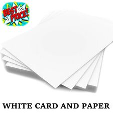 WHITE CARD MAKING THICK PAPER