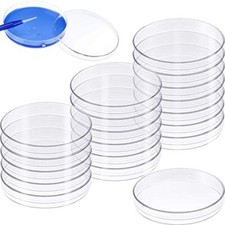 5Pcs Plastic Petri Dishes 35-90MM Cell Culture Dish High Temp Resistant