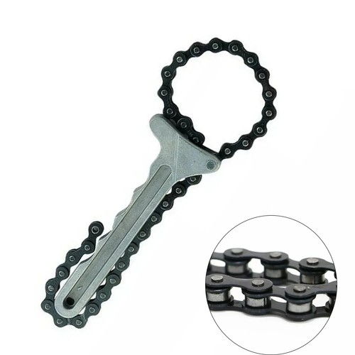 Chain wrench adjustable car - wrench,