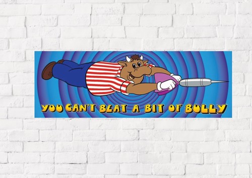 Bullseye retro metal sign - retro,