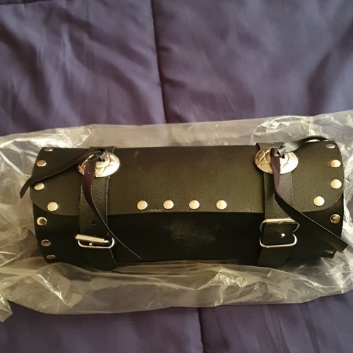 New black color pure - black, leather