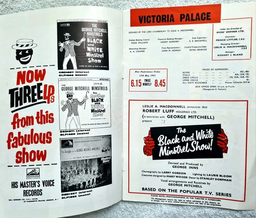 Rare vintage programme - , for