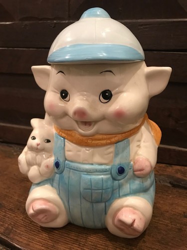 Vintage pig cookie jar - vintage,
