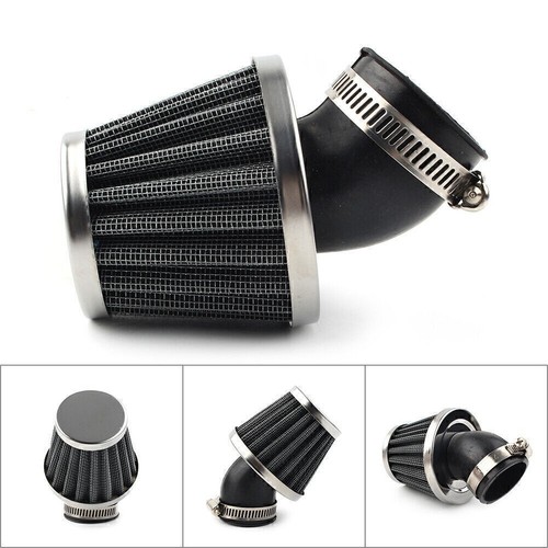 38mm bent neck air filter - neck, dirt