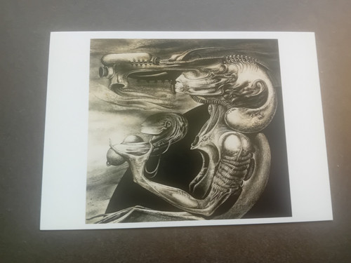 Giger art postcard no - h,