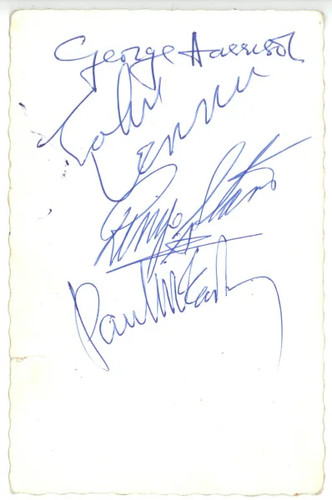 The beatles signed star pics - beatles,