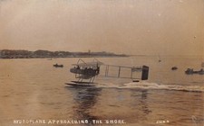 POSTCARD  AVIATION  HYDROPLANE