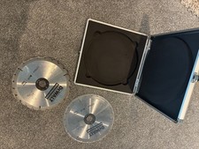 2nr Dewalt DT1154 216mm x 30mm Circular Saw Blade 24 Teeth TCT Blade + Case