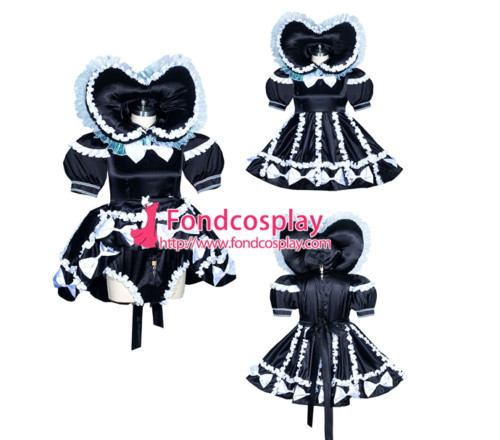 Newsissy maid satin dress - maid,