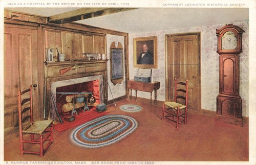 Postcard interior munroe - postcard,